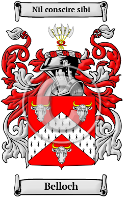 Belloch Family Crest/Coat of Arms