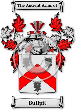 Bullpit Family Crest Download (jpg) Legacy Series - 150 DPI