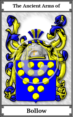 Bollow Family Crest Download (JPG)  Book Plated - 150 DPI