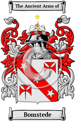 Bomstede Family Crest/Coat of Arms