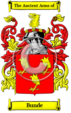 Bunde Name Meaning, Family History, Family Crest & Coats of Arms