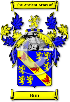 Bun Family Crest Download (JPG) Legacy Series - 600 DPI