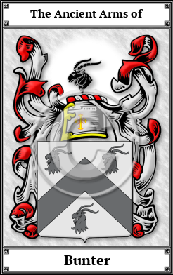 Bunter Family Crest Download (JPG) Book Plated - 600 DPI