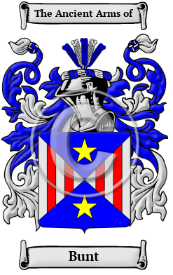 Bunt Family Crest/Coat of Arms