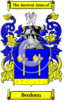 Berdoun Family Crest/Coat of Arms