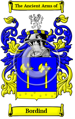 Bordind Family Crest/Coat of Arms