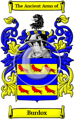 Burdox Family Crest/Coat of Arms