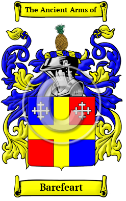 Barefeart Family Crest/Coat of Arms