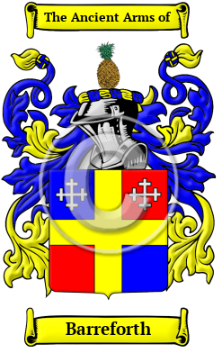 Barreforth Family Crest/Coat of Arms