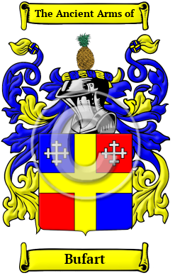 Bufart Family Crest/Coat of Arms
