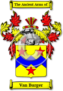 Van Burger Family Crest Download (jpg) Legacy Series - 150 DPI