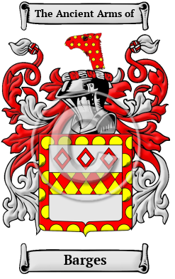 Barges Family Crest/Coat of Arms