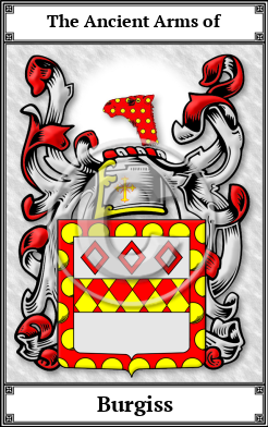 Burgiss Family Crest Download (JPG)  Book Plated - 150 DPI