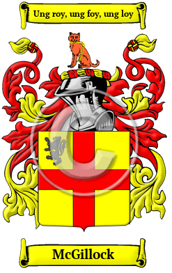 McGillock Family Crest/Coat of Arms