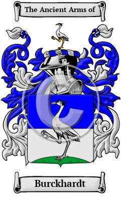 Burckhardt Family Crest/Coat of Arms