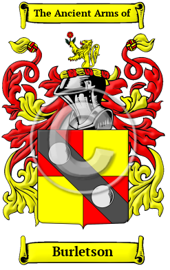 Burletson Family Crest/Coat of Arms