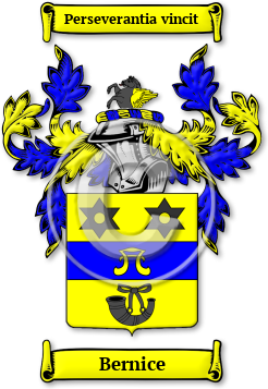 Bernice Family Crest Download (jpg) Legacy Series - 150 DPI