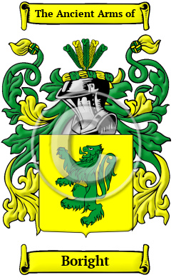 Boright Family Crest/Coat of Arms