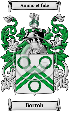 Borroh Family Crest/Coat of Arms