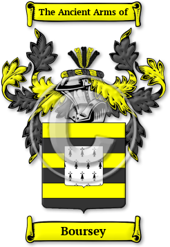 Boursey Family Crest Download (JPG) Legacy Series - 600 DPI
