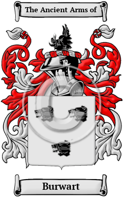 Burwart Family Crest/Coat of Arms