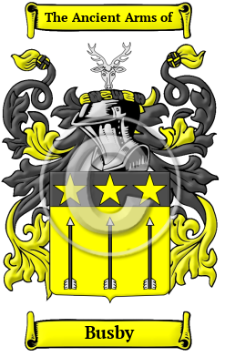 Busby Family Crest/Coat of Arms