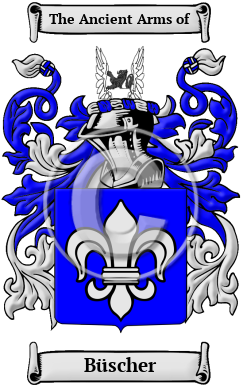 Büscher Family Crest/Coat of Arms