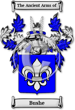 Bushe Family Crest Download (jpg) Legacy Series - 150 DPI