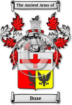 Buse Family Crest Download (jpg) Legacy Series - 150 DPI