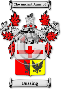 Bussing Family Crest Download (JPG) Legacy Series - 600 DPI