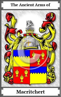 Macritchert Family Crest Download (JPG)  Book Plated - 150 DPI