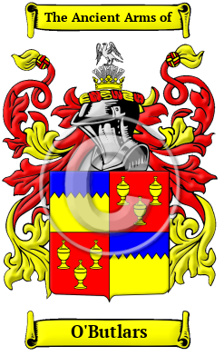 O'Butlars Family Crest/Coat of Arms