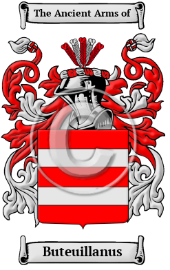 Buteuillanus Family Crest/Coat of Arms