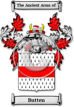 Butten Family Crest Download (jpg) Legacy Series - 150 DPI