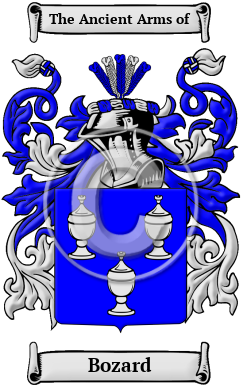 Bozard Family Crest/Coat of Arms