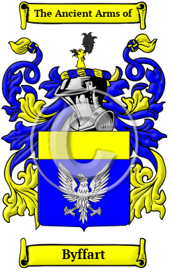 Byffart Family Crest/Coat of Arms
