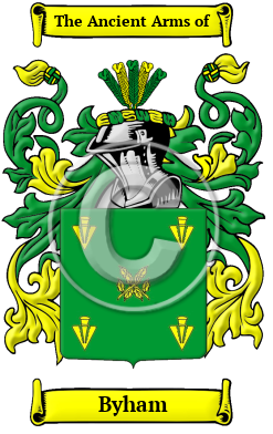 Byham Family Crest/Coat of Arms