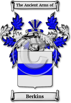 Berkins Family Crest Download (jpg) Legacy Series - 150 DPI
