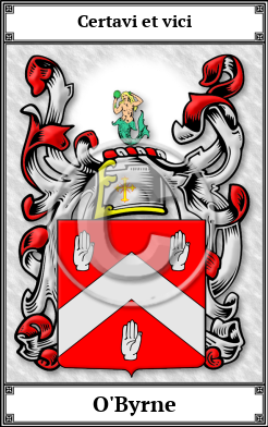 O'Byrne Family Crest Download (JPG) Book Plated - 600 DPI