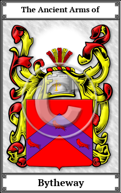 Bytheway Family Crest Download (JPG)  Book Plated - 150 DPI