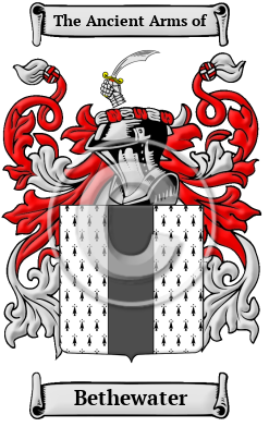 Bethewater Family Crest/Coat of Arms