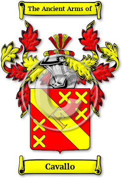 Cavallo Family Crest Download (jpg) Legacy Series - 150 DPI