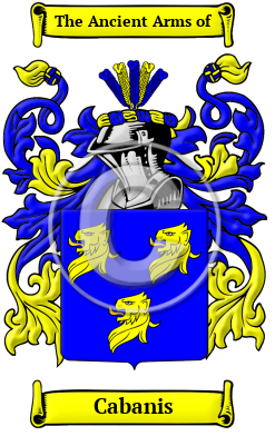 Cabanis Family Crest/Coat of Arms