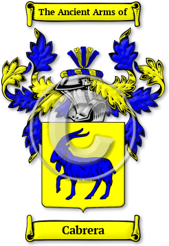 Cabrera Family Crest Download (jpg) Legacy Series - 150 DPI