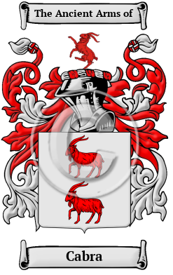 Cabra Family Crest/Coat of Arms