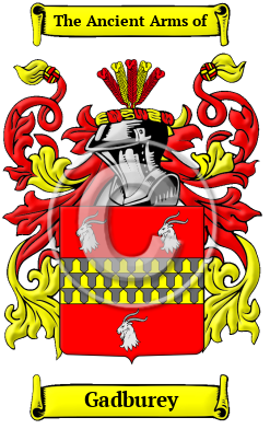 Gadburey Family Crest/Coat of Arms