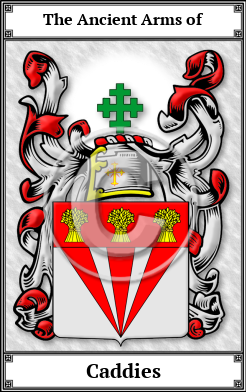 Caddies Family Crest Download (JPG)  Book Plated - 150 DPI