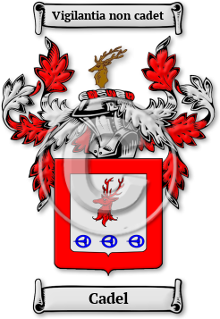 Cadel Family Crest Download (JPG) Legacy Series - 600 DPI