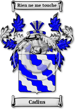 Cadius Family Crest Download (jpg) Legacy Series - 150 DPI