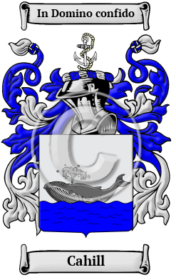 Cahill Family Crest/Coat of Arms